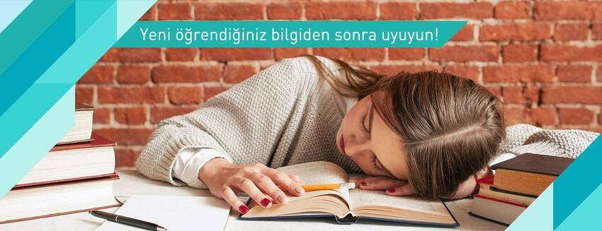 Sleep after your new knowledge!