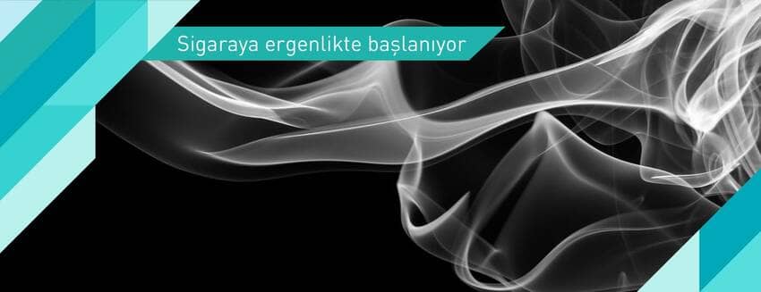 Sigaraya ergenlikte başlanıyor