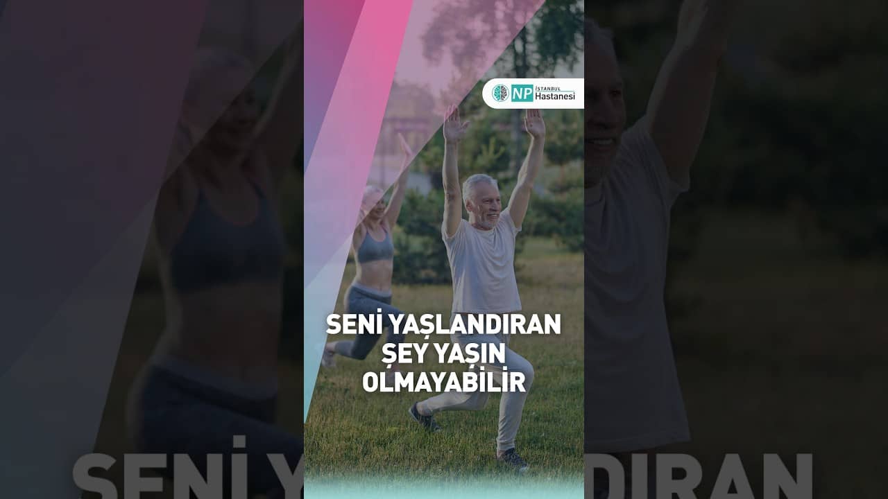 Seni yaşlandıran şey yaşın değil, yaşam biçimin olabilir...