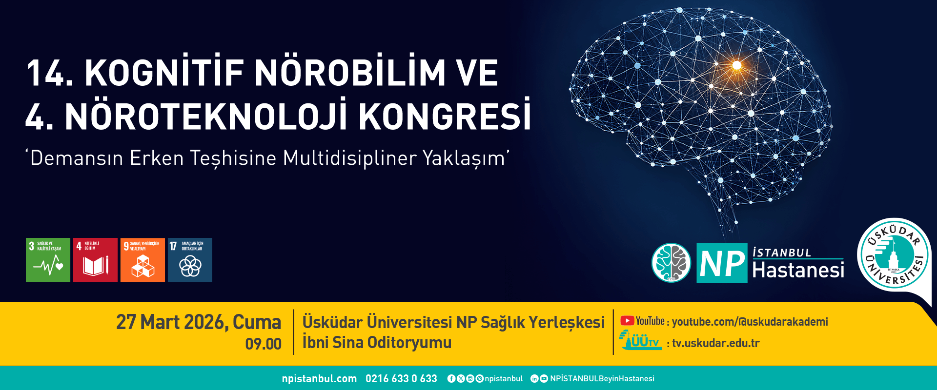 14. Kognitif Nörobilim ve 4. Nöroteknoloji Kongresi