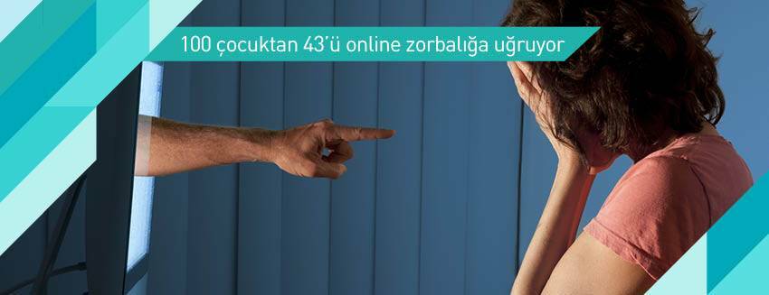100 çocuktan 43’ü online zorbalığa uğruyor