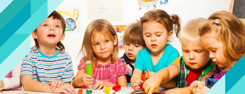 What are the stages of a child's development in kindergarten and primary school?