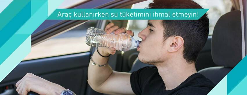 لا تهمل استهلاك الماء أثناء القيادة!