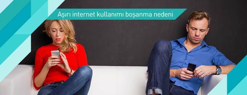 Aşırı internet evlilik bitiriyor