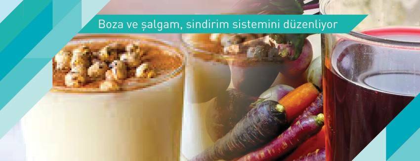 Boza ve şalgam, sindirim sistemini düzenliyor