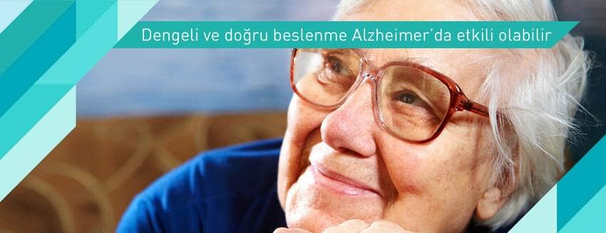 Dengeli ve doğru beslenme Alzheimer’da etkili olabilir