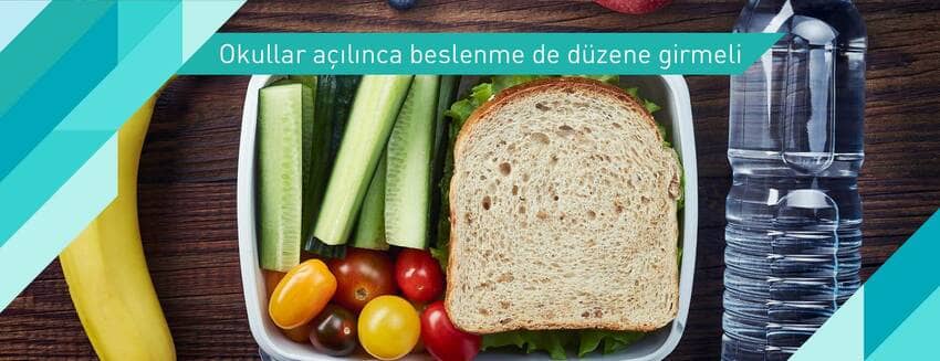 Okullar açılınca beslenme de düzene girmeli
