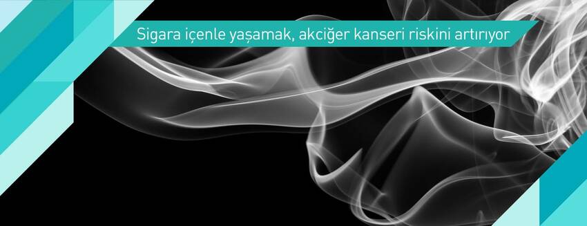 Sigara içenle yaşamak, akciğer kanseri riskini artırıyor