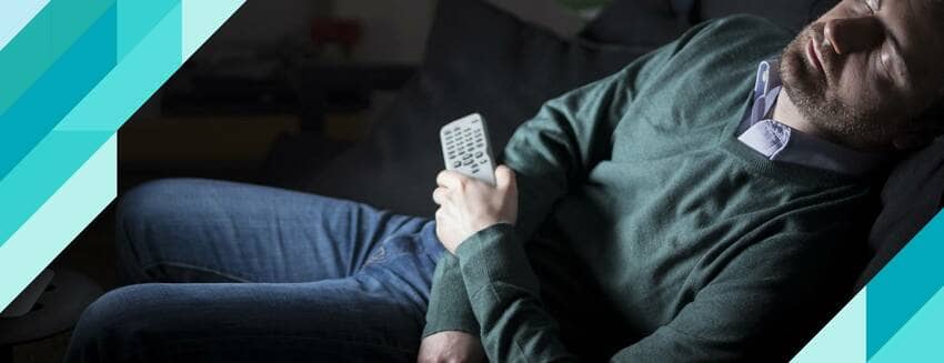 Сон перед телевизором повышает риск ожирения