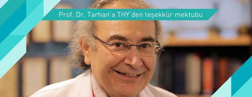 THY’den uçakta bebeğe müdahale eden Prof. Dr. Tarhan'a teşekkür