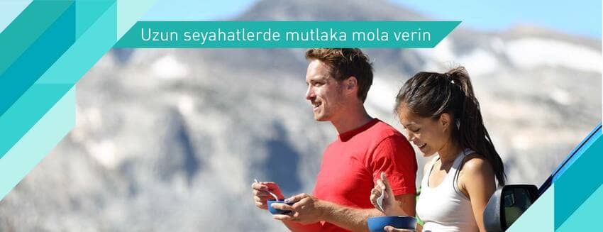 Uzun seyahatlerde mutlaka mola verin!