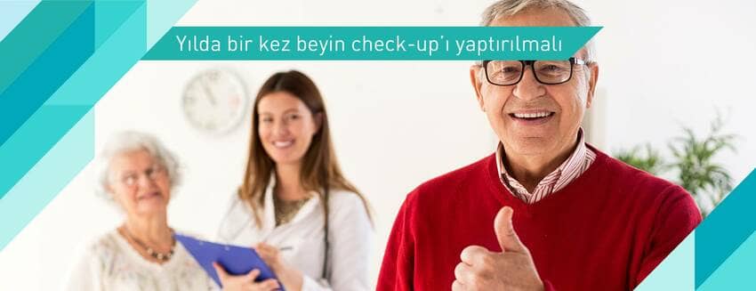 Yılda bir kez beyin check-up’ı yaptırılmalı