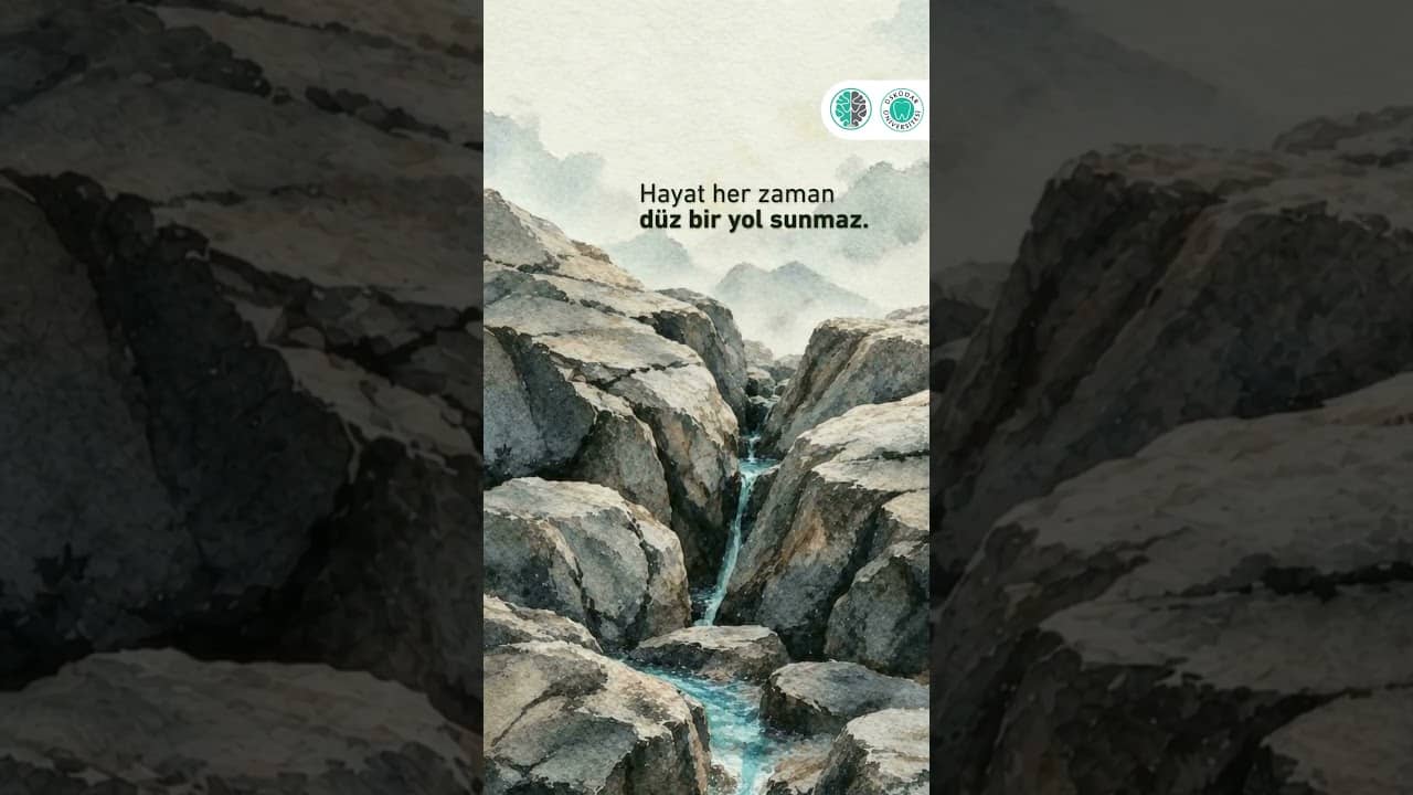 Bazen en güçlü akış, en sert engellerin arasından geçerken şekillenir. 💧
